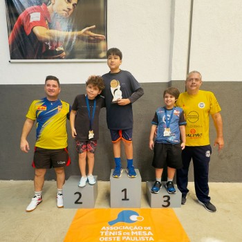 Open de Tênis de Mesa agita final de semana no Clube Oeste em Presidente Prudente